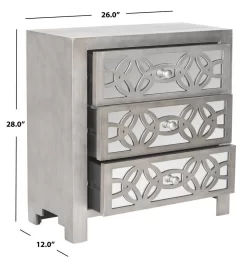 TASHA 3 DRAWER CHEST - Safavieh AMH1505A