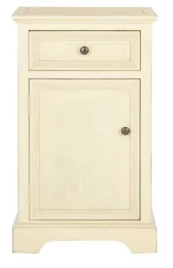 Jarome Nightstand W/ Storage Drawer & Cabinet In Barley - Safavieh AMH6627D