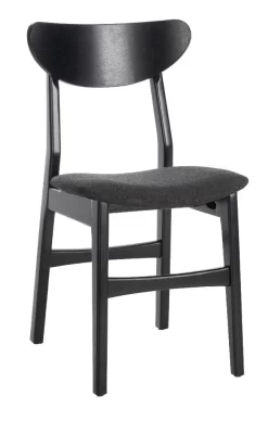 Lucca Retro Dining Chair In Black/Black - Safavieh DCH1001J-SET2 -Home Haven Deals 187 dch1001j set2 side