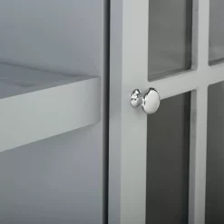 LOCKLYN 1 DOOR 2 DRAWER 2 SHELF KITCHEN CART - Safavieh KCH8703A -Home Haven Deals 187 kch8703a 10