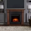Callaway 63" Grand Electric Fireplace In Chestnut Oak By Real Flame - 8011E-CO