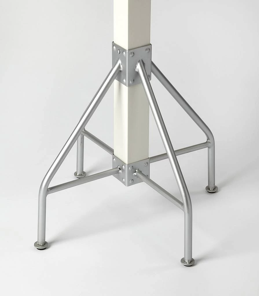 Logan Square Costumer In White & Silver - Butler Specialty 2059297 3 Logan Square Costumer In White & Silver - Butler Specialty 2059297 - Image 3