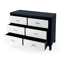 Butler Keros 6 Drawer Navy Raffia Double Dresser - Butler Specialty 5609350 10 Butler Keros 6 Drawer Navy Raffia Double Dresser - Butler Specialty 5609350 -Home Haven Deals 19 5609350 3