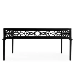 Southport Iron Upholstered Outdoor Coffee Table, Black - Butler Specialty 5663437 -Home Haven Deals 19 5663437 6