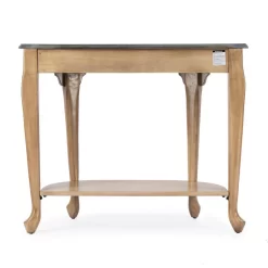 Butler Specialty Company Kimball 36" Demilune Wood Console Table With Storage, Beige - Butler Specialty 653424 12 Butler Specialty Company Kimball 36" Demilune Wood Console Table With Storage, Beige - Butler Specialty 653424 -Home Haven Deals 19 653424 6
