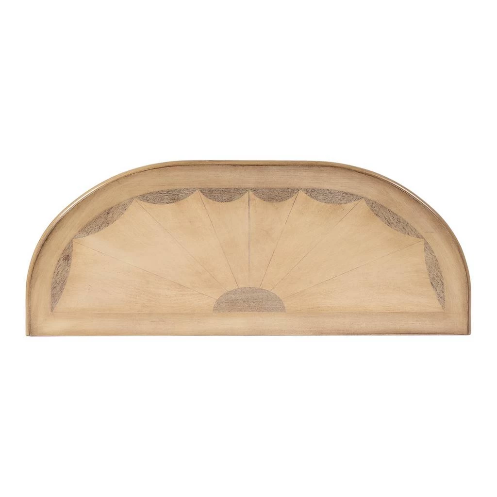 Butler Specialty Company Kimball 36" Demilune Wood Console Table With Storage, Beige - Butler Specialty 653424 7 Butler Specialty Company Kimball 36" Demilune Wood Console Table With Storage, Beige - Butler Specialty 653424 - Image 7