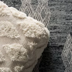 Nikki Chu By Jaipur Living Aaltos Ivory Geometric Square Pouf - POF100424 -Home Haven Deals 191 pof100424 7