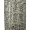 Burman Armoire - 2 Door 3 Drawer In Aged Grey In Aged Grey - MOTI