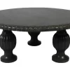 Redondo Padma Cocktail Table In Dark Grey Wash - MOTI