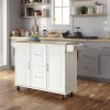 Dolly Madison Off-White Kitchen Cart - Homestyles Furniture 4516-95