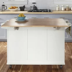Dolly Madison Off-White Kitchen Cart - Homestyles Furniture 4516-95 -Home Haven Deals 218 4516 95 3