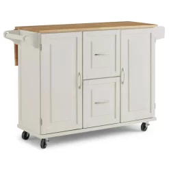 Dolly Madison Off-White Kitchen Cart - Homestyles Furniture 4516-95 -Home Haven Deals 218 4516 95 8