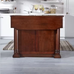 Beacon Hill Brown Kitchen Island - Homestyles Furniture 5104-94 -Home Haven Deals 218 5104 94 4