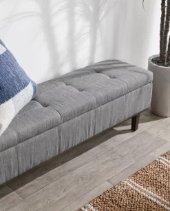 Louise Tufted Storage Bench 54" By Kosas Home - Kosas Home 53005329 -Home Haven Deals 226 53005329 11