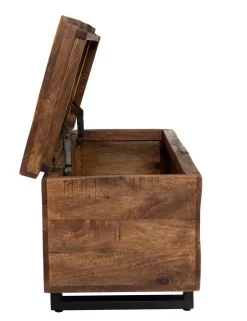 Zoe Storage Trunk In Honey Brown - Kosas Home PL14152 -Home Haven Deals 226 pl14152 8