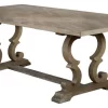 Rustic Natural Oak Rectangular Dining Table - Best Master Furniture D1081RECDT