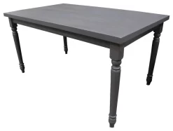 Paige Luxembourg Rectangular Dining Table In Grey - Best Master Furniture PAIGEGDT