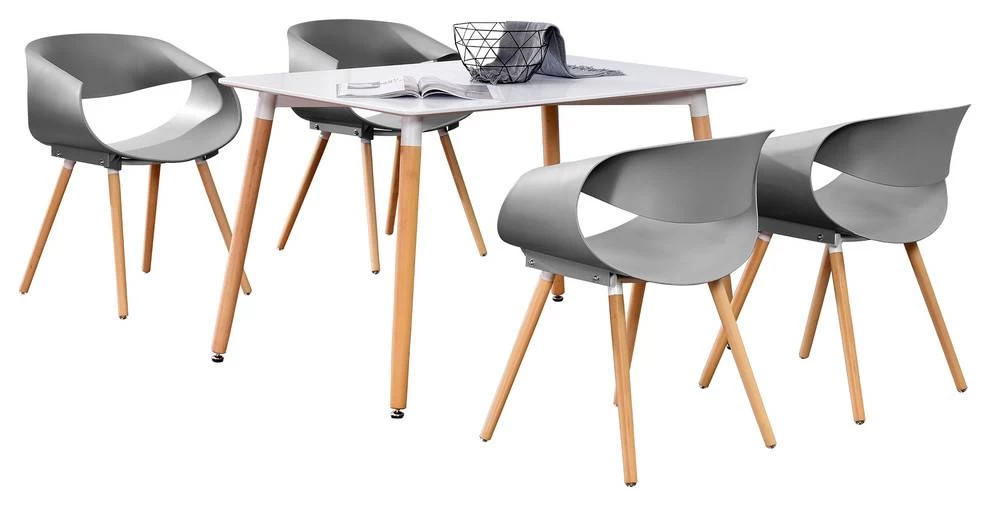 Mid Century & Modern Side Chairs In Gray - Best Master Furniture SL7064G5 1 Mid Century & Modern Side Chairs In Gray - Best Master Furniture SL7064G5