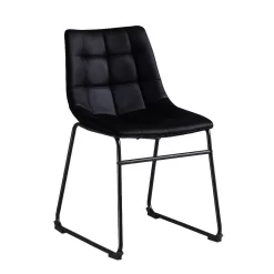Modern Black Dining Side Chairs (Set Of 2) - Best Master Furniture 229-T13BLKC