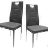 Beverly Upholstered Side Chairs In Grey (Set Of 2) - Best Master Furniture T248GSC