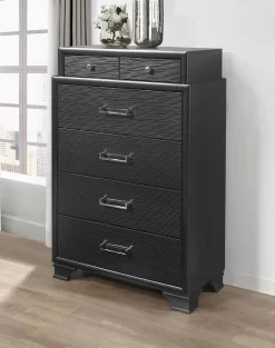 Chest In Grey - Global Furniture USA JORDYN-GREY-CH -Home Haven Deals 232 jordyn grey ch 2