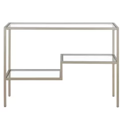 Lovett 42" Satin Nickel Console Table - Hudson & Canal AT0846 -Home Haven Deals 236 at0846 g
