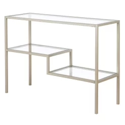 Lovett 42" Satin Nickel Console Table - Hudson & Canal AT0846 -Home Haven Deals 236 at0846 h