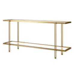 Inez 64'' Wide Rectangular Console Table In Brass - Hudson & Canal AT1553 13 Inez 64'' Wide Rectangular Console Table In Brass - Hudson & Canal AT1553 -Home Haven Deals 236 at1553 7