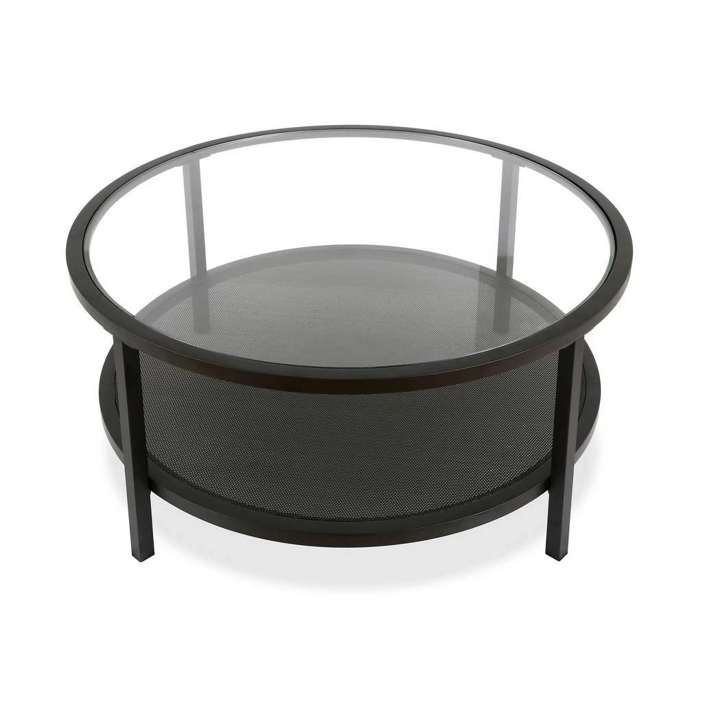 Rigan Blackened Bronze Round Coffee Table - Hudson & Canal CT0131 6 Rigan Blackened Bronze Round Coffee Table - Hudson & Canal CT0131 - Image 6
