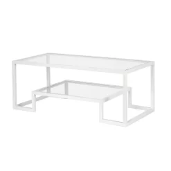 Athena White Coffee Table - Hudson & Canal CT0349 14 Athena White Coffee Table - Hudson & Canal CT0349 -Home Haven Deals 236 ct0349 7