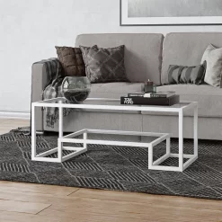 Athena White Coffee Table - Hudson & Canal CT0349 15 Athena White Coffee Table - Hudson & Canal CT0349 -Home Haven Deals 236 ct0349 8