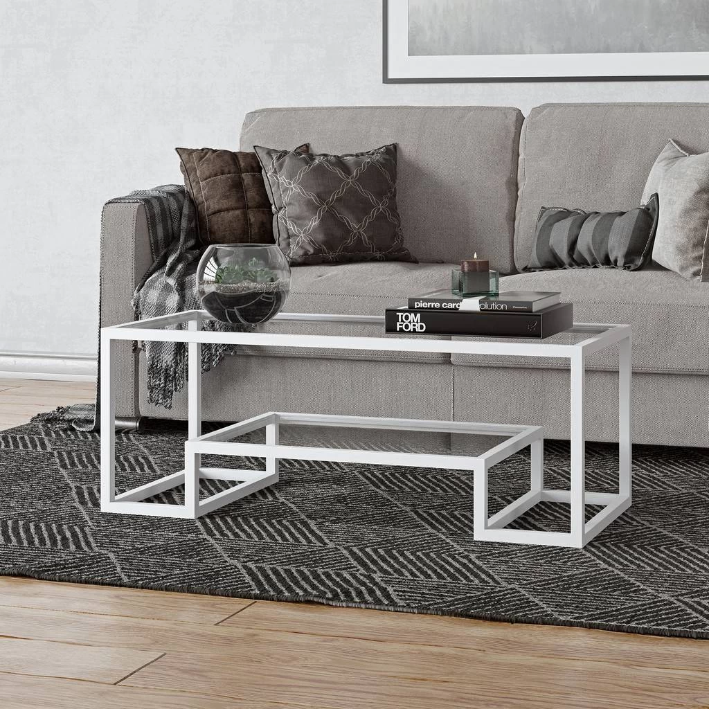 Athena White Coffee Table - Hudson & Canal CT0349 8 Athena White Coffee Table - Hudson & Canal CT0349 - Image 8