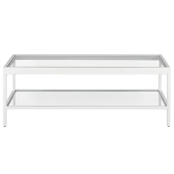 Alexis 45" White Coffee Table - Hudson & Canal CT0869 -Home Haven Deals 236 ct0869 c