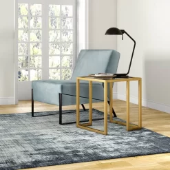 Oscar Brass Square Side Table - Hudson & Canal ST1323 -Home Haven Deals 236 st1323 8