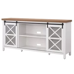 Clementine 68" White And Golden Oak TV Stand - Hudson & Canal TV0950 17 Clementine 68" White And Golden Oak TV Stand - Hudson & Canal TV0950 -Home Haven Deals 236 tv0950 h