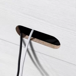 Colton Rectangular TV Stand With Log Fireplace For TV's Up To 55" In White/Gray Oak - Hudson And Canal TV1380 -Home Haven Deals 236 tv1380 12