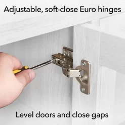 Tillman Rectangular TV Stand For TV's Up To 80" In White - Hudson & Canal TV1638 15 Tillman Rectangular TV Stand For TV's Up To 80" In White - Hudson & Canal TV1638 -Home Haven Deals 236 tv1638 13