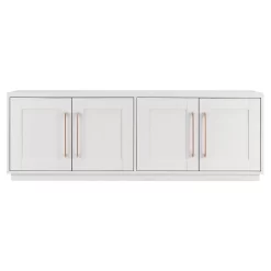 Tillman Rectangular TV Stand For TV's Up To 80" In White - Hudson & Canal TV1638 10 Tillman Rectangular TV Stand For TV's Up To 80" In White - Hudson & Canal TV1638 -Home Haven Deals 236 tv1638 3