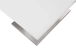 Vanessa Contemporary Pop-Up-Extendable White Glass Dining Table - Chintaly VANESSA-DT 10 Vanessa Contemporary Pop-Up-Extendable White Glass Dining Table - Chintaly VANESSA-DT -Home Haven Deals 25 vanessa dt 5 1