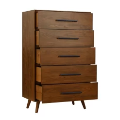 Emery Pecan 5 Drawer Chest - REN-B940-60 -Home Haven Deals 259 ren b940 60 3