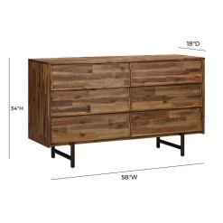 Bushwick Wooden Dresser - TOV Furniture TOV-B7052 -Home Haven Deals 259 tov b7052 d