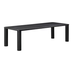Akola Black Oak Rectangular Dining Table - TOV-D54247