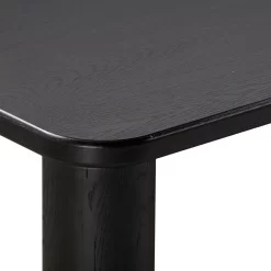Akola Black Oak Rectangular Dining Table - TOV-D54247 -Home Haven Deals 259 tov d54247 5