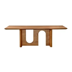 Satra Walnut Rectangular Dining Table - TOV-D68715