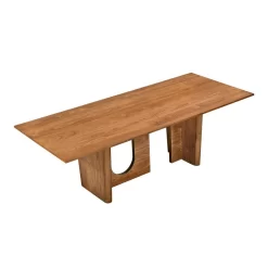 Satra Walnut Rectangular Dining Table - TOV-D68715 -Home Haven Deals 259 tov d68715 3