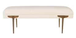 Brno White Waived Velvet Bench - TOV Furniture TOV-OC6207 -Home Haven Deals 259 tov oc6207 2