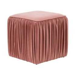 Morgan Mauve Pleated Ottoman - TOV Furniture TOV-OC68215