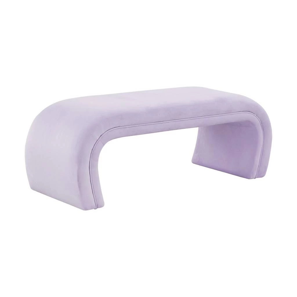 Kenya Lavender Velvet Bench - TOV-OC68348 1 Kenya Lavender Velvet Bench - TOV-OC68348