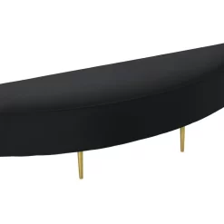 Bianca Black Velvet Queen Bench - TOV-OC68353 -Home Haven Deals 259 tov oc68353 3