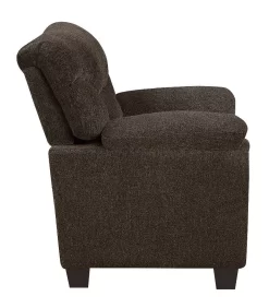 Clementine Casual Brown Chair - Coaster 506573 8 Clementine Casual Brown Chair - Coaster 506573 -Home Haven Deals 26 506573 3